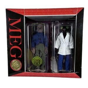 Mego Monsters 8 inch‎ Action Figures 2-Pack The Fly & The Wolfman 14 POA New Set